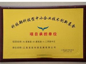 科技部科技型中小企業技術創新基金，項目承擔單位